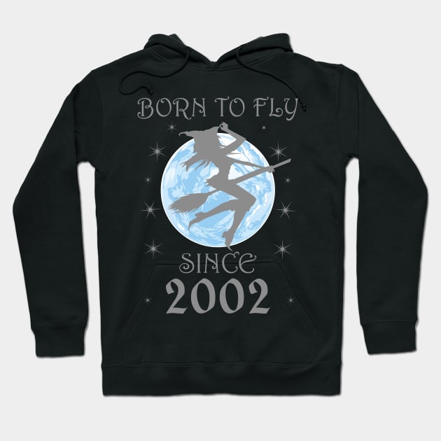 BORN TO FLY SINCE 1936 WITCHCRAFT T-SHIRT | WICCA BIRTHDAY WITCH GIFT Hoodie by Chameleon Living